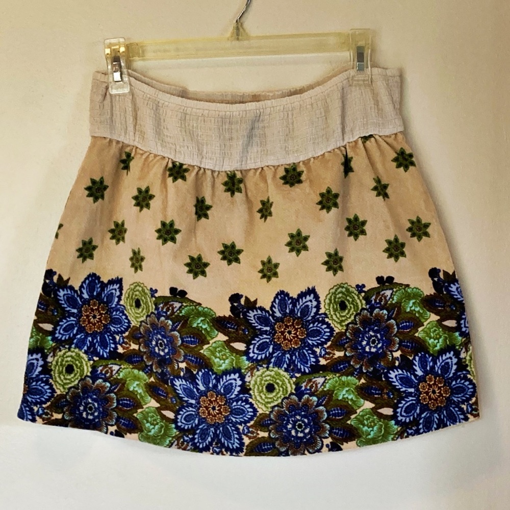 Free People Floral Skirt